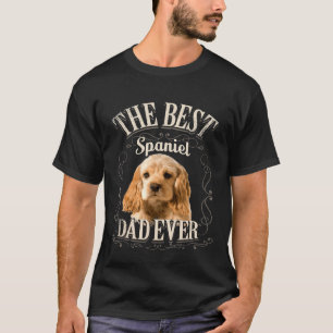 Mens Best Spanier Vater Ever Funny American Cocker T-Shirt