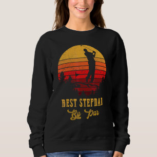 Mens Best Stepdad by Par Vatertag Golf Golfspielen Sweatshirt