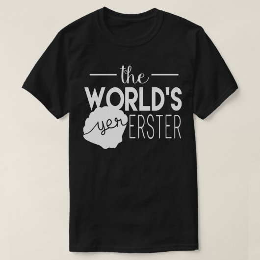 Mens Best the World's Yer Erster T-Shirt (Design vorne)