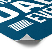 Mens Best Tobeat Vater Ever Funny Vathday Poster (Ecke)