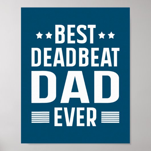 Mens Best Tobeat Vater Ever Funny Vathday Poster (Vorne)