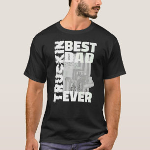 Mens Best Truckin Vater Ever Vatertag Amerikaner F T-Shirt