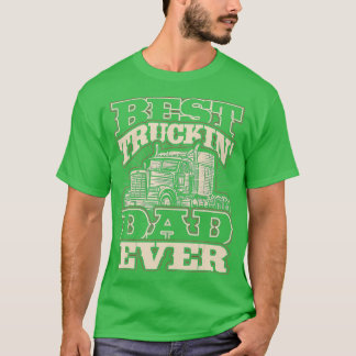Mens Best Trucking Vater je LKW Fahrermesse D T-Shirt