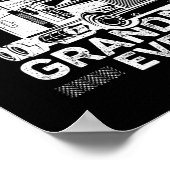 Mens Best Trucks Opa je Lkw-Fahrer Poster (Ecke)