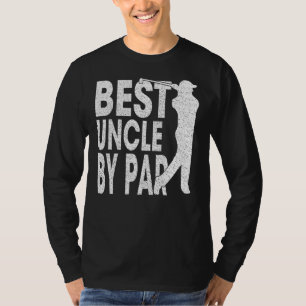 Mens Best Uncle Par Vintag Pro Golfer Vater' T-Shirt