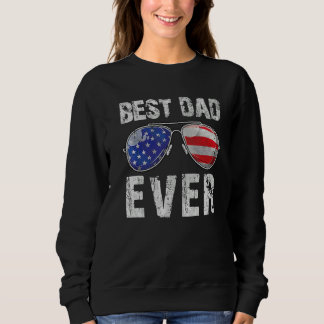 Mens Best Vater aller Zeiten mit amerikanischer Fa Sweatshirt