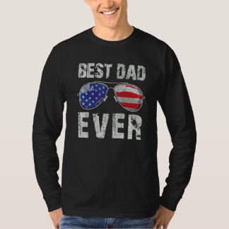 Mens Best Vater aller Zeiten mit amerikanischer Fa T-Shirt