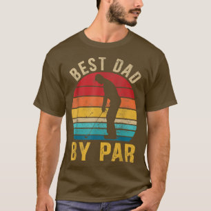 Mens Best Vater by Par Daddy Vatertag Geschenk Gol T-Shirt