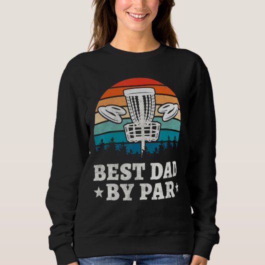 Mens Best Vater by Par Disk Golf Sweatshirt (Vorderseite)