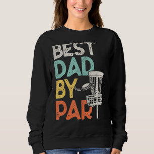 Mens Best Vater by Par Disk Golf Vintag Vaterland Sweatshirt