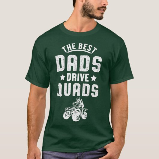 Mens Best Vater Drive Quads Quad ATV Motorsport T-Shirt (Vorderseite)