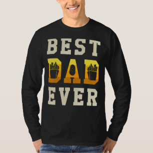 Mens Best Vater Ever French Fries Potato Eater Faa T-Shirt