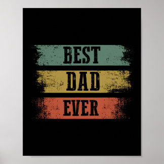 Mens Best Vater je Geschenk für lustige Vater &#;  Poster