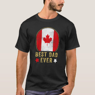 Mens Best Vater je kanadisches Vaterland Kanada T-Shirt
