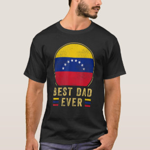 Mens Best Vater je venezolanischer Vater Land Vene T-Shirt