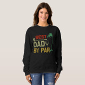 Mens Best Vater Par Golf Funny Sweatshirt (Vorne ganz)