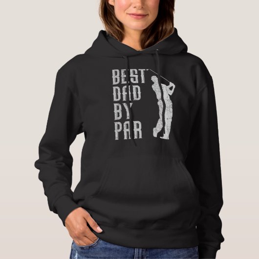 Mens Best Vater Par Golf Funny Vathday Hoodie (Vorderseite)
