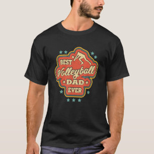 Mens Best Volleyball Vater je T-Shirt