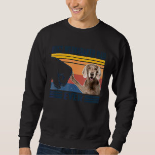 Mens Best Weimaraner Vater je Hunde Vatertag Sweatshirt
