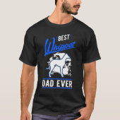 Mens Best Whippet Dad Ever Whippet Dad T-Shirt (Vorderseite)