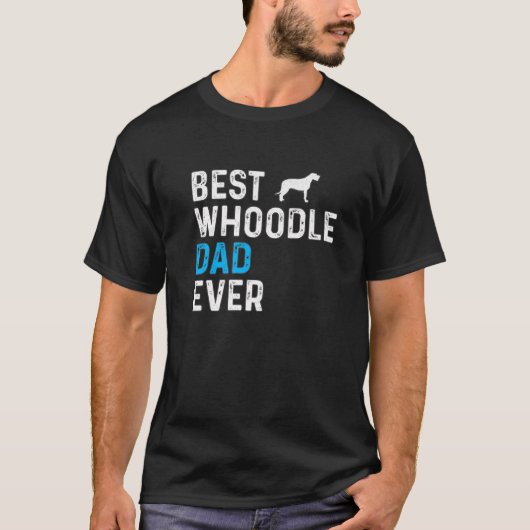 Mens Best Whoodle Vater Ever Funny Dog Vater Hausb T-Shirt (Vorderseite)