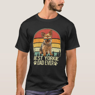 Mens Best Yorkshire Terrier Vater jemals Vintag Yo T-Shirt