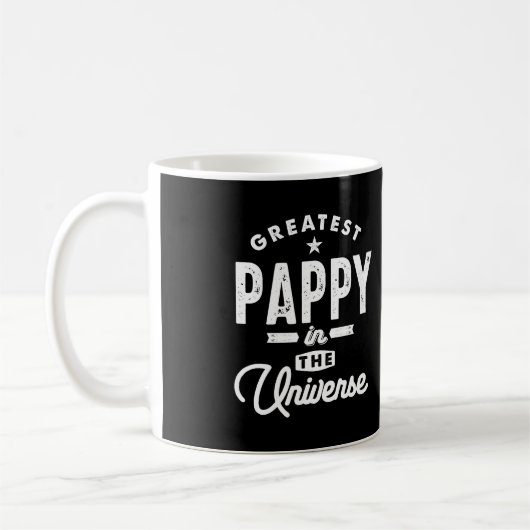 Mens Bester Applaus im Universum Opa T Shir Kaffeetasse (Links)