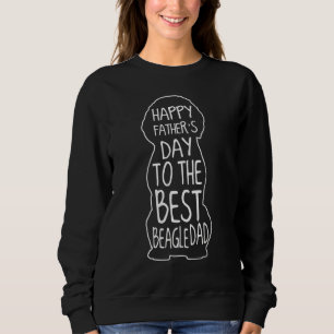 Mens bester Beagle Vater je glücklich Vatertag zu Sweatshirt