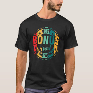 Mens bester Bonus Papa in der Familie Stiefvater d T-Shirt