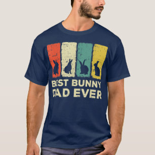Mens bester brauner Papa je Kaninchen Kaninchen Ha T-Shirt