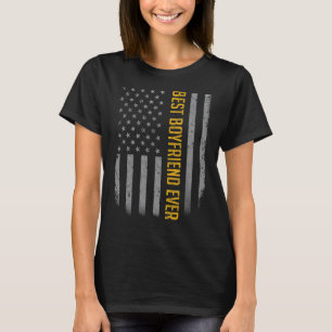 Mens Bester Pate je amerikanische Flagge für das G T-Shirt