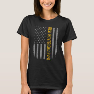Mens Bester Pate je amerikanische Flagge für das G T-Shirt