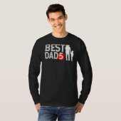 Mens bester Vater 5 oder bester Vater von fünf Kin T-Shirt (Vorne ganz)