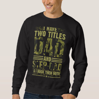 Mens bester Vater und Stepdad Niedlicher Vatertag  Sweatshirt