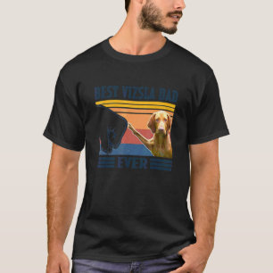 Mens Bester Vizsla-Vater je Hund Vatertag 1 T-Shirt