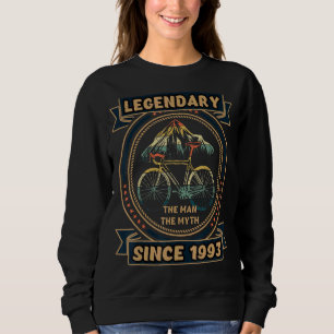 Mens Bicycle 1993 Radrennen Radfahrer Birt Sweatshirt