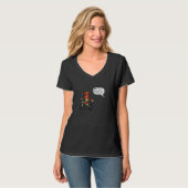 Mens Bicycle Fox T-Shirt (Vorderseite Vollansicht)