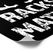 Mens Big Racks Matter Fun Deer Buck Jagd Männer Poster (Ecke)