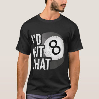 Mens Billiards Funny Id trifft, dass Pool Balls Pl T-Shirt