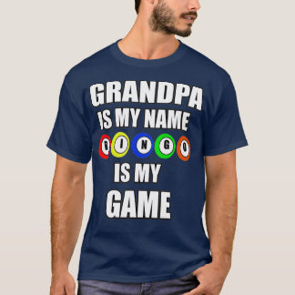 Mens Bingo Geschenk für Opa ist mein Name Bingo is T-Shirt