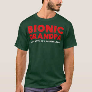 Mens Bionic Großvater Knee Angesagter Ersatz 90 T-Shirt