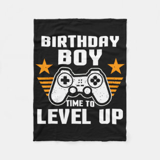 Mens Birthday Boy Gamer Computer Video Game Supris Fleecedecke