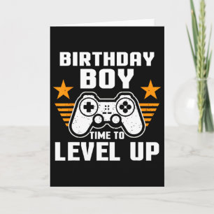 Mens Birthday Boy Gamer Computer Video Game Supris Karte