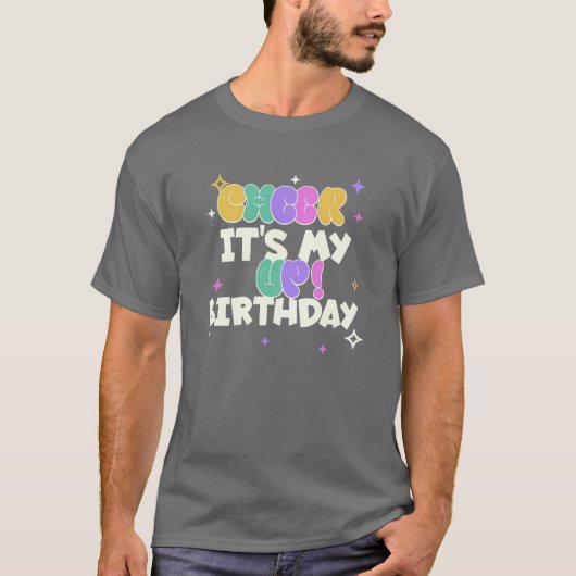 MEN'S BIRTHDAY CHEER UP BASIC T SHIRT  (Vorderseite)
