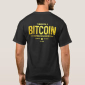 Mens Bitcoin Est 2009 Hodl Crypto Currency Btc Tra T-Shirt (Rückseite)