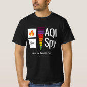 Mens Black Crew Tee Shirt (Vorderseite)