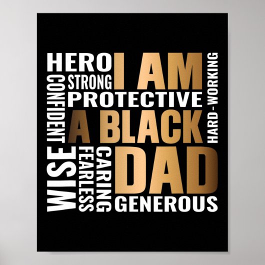Mens Black Vater King Vathers Day Vater Problem Hu Poster (Vorne)