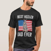 Mens Blue Heeler Vater Australian Cattle Dog Ameri T-Shirt (Vorderseite)