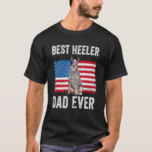 Mens Blue Heeler Vater Australian Cattle Dog Ameri T-Shirt