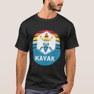 Mens Blue Sunset I Liebe zu Kajak Abenteuer der EU T-Shirt